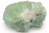 Green Cubic Fluorite Crystal Cluster - Morocco #219274-1